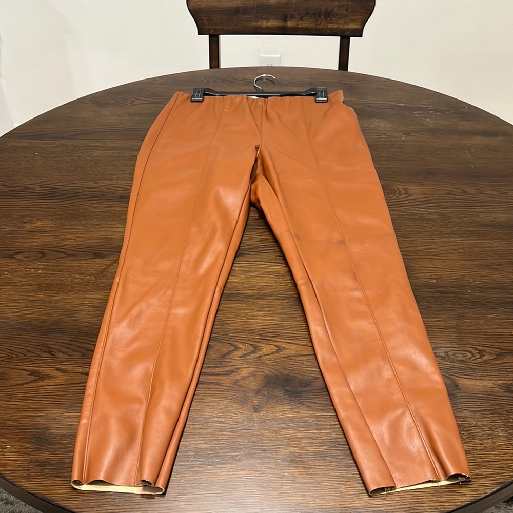 H&M Leatherette Ankle Leggings